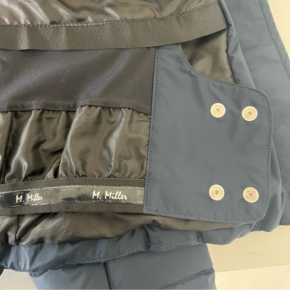 M. Miller Puffer Jacket navy ski size small - Picture 14 of 17